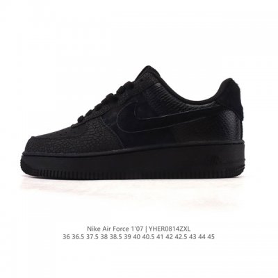 耐克 Nike Air Force 1 '07 Low 空军一号含气垫 小白鞋 2025年新款 低帮百搭厚底增高休闲运动板鞋。柔软、弹性十足的缓震性能和出色的中