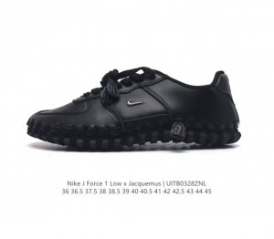 Nike 耐克j Force 1 Low X Jacquemus 联名款运动休闲板鞋 本月 最怪 Nike 联名 登场 此次联名中推出了全新配色 并且均以纯色造