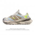 新品公司级 阿迪达斯 Adidas Xlg Storm Edge 机甲风暴 舒适百搭 防滑耐磨 老爹鞋 机甲风暴系列运动跑步鞋：未来美学与科技融合，鞋面用金属质