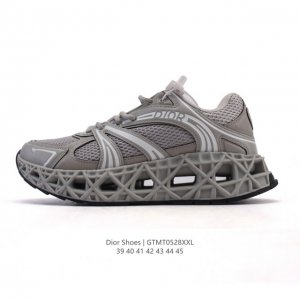 公司级 Dior 迪奥 高奢品牌 彰显高级气质 Dior 运动鞋低帮系列复古休闲鞋时尚慢跑鞋厚底老爹鞋圆头系带 运动跑鞋 生活休闲鞋 男款 时髦单品 时尚百搭