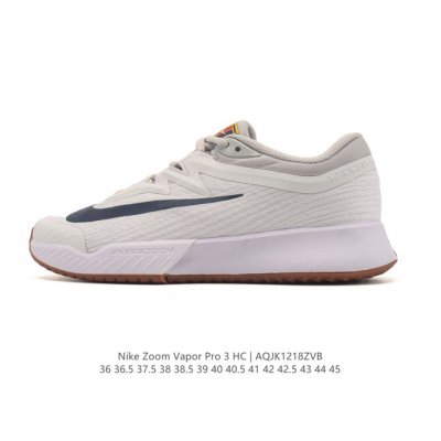 公司级Nike Vapor pro 3 耐克 百搭舒适 透气支撑 低帮网球鞋 货号：Fz2161-100 码数：36 36.5 37.5 38 38.5 39