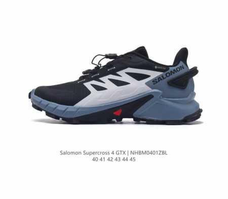 萨洛蒙 Salomon Supercross 4 Gtx 男款 户外运动舒适透气防水抓地防滑减震耐磨越野跑鞋 户外轻便机contagrip大底 Xt Wins鞋 - 点击图像关闭
