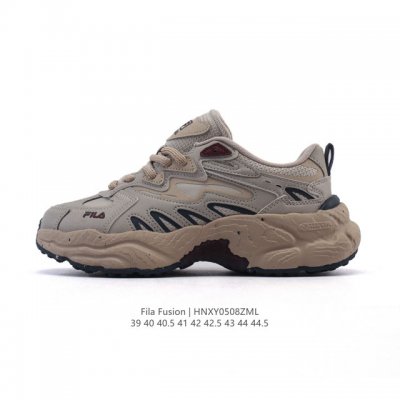 公司级 斐乐 男款老爹鞋 Fila Fusion 厚底增高百搭运动鞋 意大利百年经典运动品牌，网红单品 小红书推荐爆款 Fila斐乐新款小白鞋斐乐潮牌文化街头风