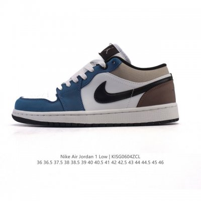 公司级 耐克 乔丹Air Jordan 1 Low Aj1 乔1 乔丹1代Aj1 低帮复古文化休闲运动篮球鞋。从1985 年面世的元年款汲取设计灵感，采用简洁大