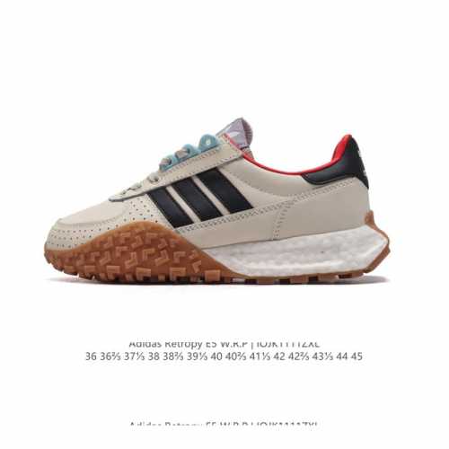 阿迪达斯 Adidas Retropy E5 W.R.P阿迪新款运动休闲板鞋 BOOST爆米花跑步鞋，微翘式鞋头设计 响应灵活 保护脚趾。采用经典鞋型 融入全新