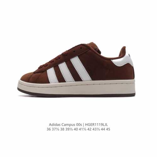 Adidas阿迪达斯.三叶草campus 00S 面包鞋复古休闲板鞋。千禧回潮！Adidas Campus 00S 经典再现！面包化的campus鞋款在今年受到