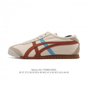 真标 Asics 亚瑟士 男女鞋 配足弓鞋垫 日产经典老牌-鬼塚虎 Onitsuka Tiger Mexico 66经典墨西哥系列复古经典百搭板鞋休闲运动鞋慢跑