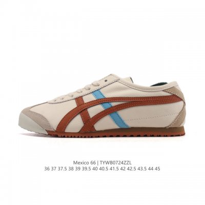真标 Asics 亚瑟士 男女鞋 配足弓鞋垫 日产经典老牌-鬼塚虎 Onitsuka Tiger Mexico 66经典墨西哥系列复古经典百搭板鞋休闲运动鞋慢跑