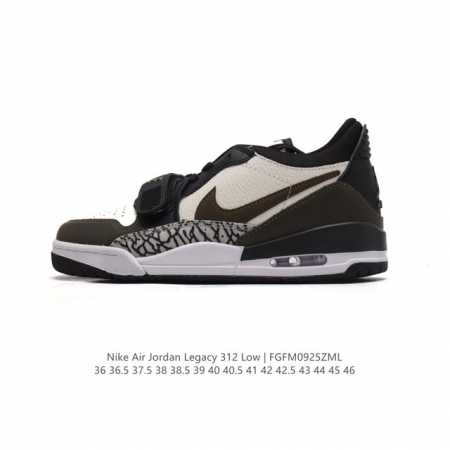 公司级 耐克 Aj 乔丹 Air Jordan Legacy 312 低帮运动鞋 Aj312 乔312百搭篮球鞋 酷炫混搭，谁人不爱？Air Jordan Le - 点击图像关闭