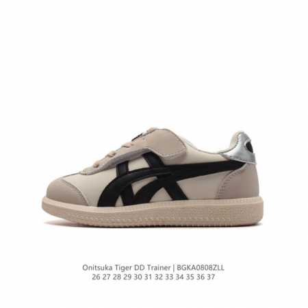 童鞋 Onitsuka Tiger鬼塚虎 Dd Trainer 休闲鞋男女板鞋防滑舒适复古低帮柔软德训运动情侣款休闲鞋 大热复古德训鞋，再造摩登经典，沿用橡胶大 - 点击图像关闭