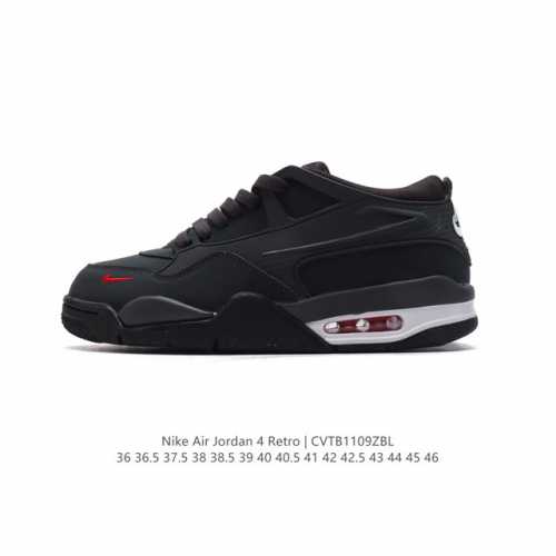 耐克 新款 Nike Air Jordan 4 Retro OG 低帮 迈克尔 乔丹AJ4代乔4 复古休闲运动文化篮球鞋。秉承轻量化的速度型篮球鞋设计思想完成设