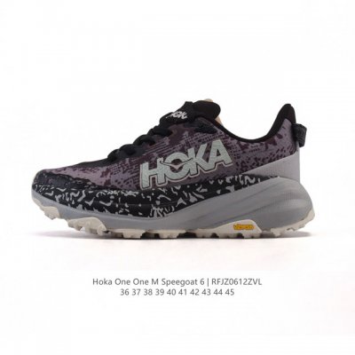 公司级 Hoka One One Speedgoat 6 飞速羚羊6 飞速羚羊系列的第六代越野跑鞋男女士运动鞋，鞋款采用动态鞋面与内部支撑系统，并搭载Hoka久