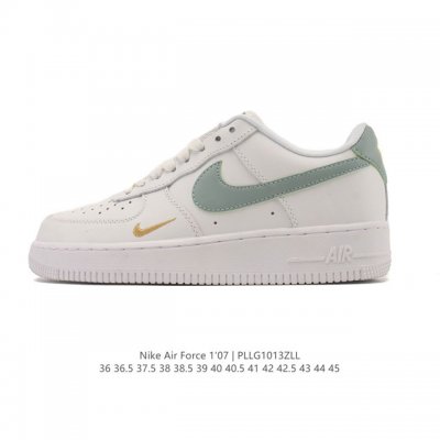 耐克 Nike Air Force 1 '07 Low 空军一号含气垫 低帮 小白鞋 百搭厚底增高休闲运动板鞋。柔软、弹性十足的缓震性能和出色的中底设计，横跨复