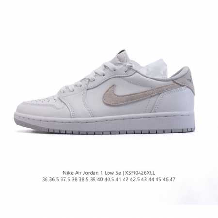 公司级 耐克 乔丹Air Jordan 1 Low Aj1 乔1 乔丹1代Aj1 低帮复古文化休闲运动篮球鞋。从1985 年面世的元年款汲取设计灵感，采用简洁大 - 点击图像关闭