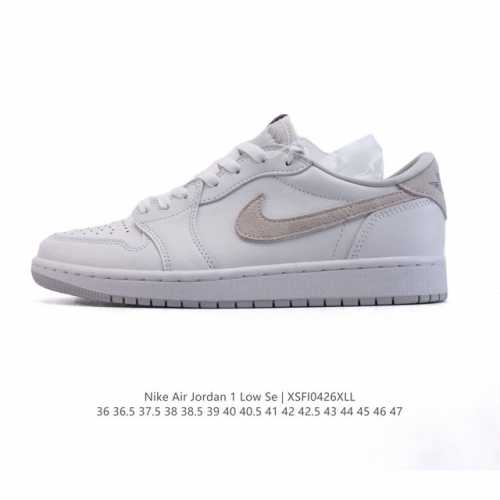公司级 耐克 乔丹Air Jordan 1 Low Aj1 乔1 乔丹1代Aj1 低帮复古文化休闲运动篮球鞋。从1985 年面世的元年款汲取设计灵感，采用简洁大