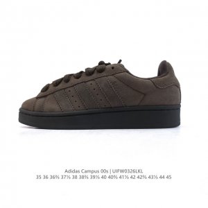 120 adidas阿迪达斯.三叶草Campus 00S 面包鞋复古休闲板鞋。千禧回潮！Adidas Campus 00S 经典再现！面包化的Campus鞋款在
