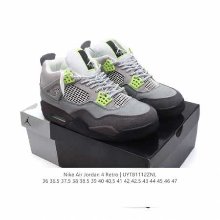公司级 耐克 新款 Nike Air Jordan 4 Retro Og 中帮 迈克尔 乔丹aj4代乔4 复古休闲运动文化篮球鞋。秉承轻量化的速度型篮球鞋设计思 - 点击图像关闭
