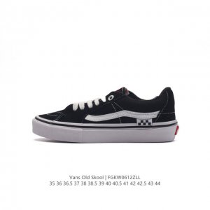 万斯vans 运动板鞋 范斯官方 Old Skool低帮板鞋时尚复古 男女鞋潮流运动鞋 工艺：硫化1:1 重量1:1、真标、原钢印、材质标、鞋型标、合格证 类型