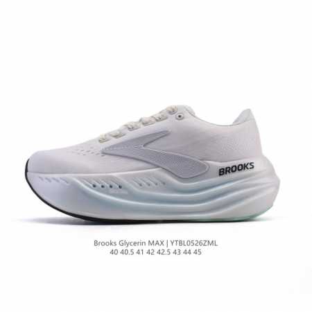 新品公司级 布鲁克斯 Glycerin Max 超级甘油:舒适的增高神器 Brooks Glycerin Max是一款极具突破性的顶级缓震运动跑鞋 由百年专业跑 - 点击图像关闭