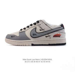 公司级 耐克 Nike Dunk Low Retro 运动鞋复古板鞋2025年新款，作为 80 年代经典篮球鞋款，起初专为硬木球场打造，后来成为席卷街头的时尚标