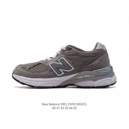 新百伦 New Balance Nb990 V3系列 高端美产990系列简约经典舒适百搭时尚复古休闲鞋缓震透气跑步鞋。该鞋款采用mcd Motion Contr - 点击图像关闭