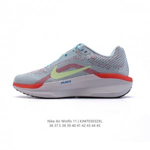 160 耐克(Nike) 2024新款Zoom Winflo 11运动休闲轻便缓震气垫跑步鞋公路跑步鞋 飞线贾卡轻质透气休闲运动鞋。无论你是习惯每周畅跑的经验跑