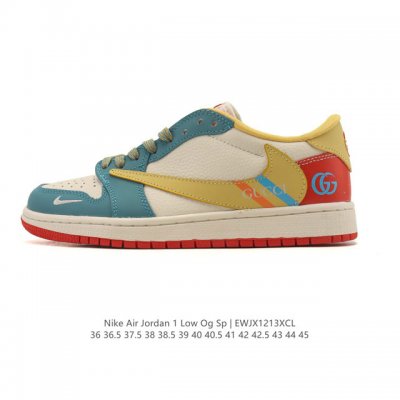 公司级 耐克 Nike Air Jordan 1 Low Og Sp Military Blue Aj1乔1倒勾 2025年新款 低帮篮球鞋 Aj1 乔丹1代