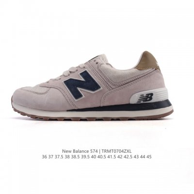 Nb 574 新百伦 New Balance Nb 574系列舒适百搭复古拼接时尚休闲运动鞋。New Balance 的 574 具有识别性和持久流行性，从它作