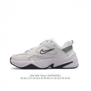 耐克 Nike M2K Tekno 男女子运动鞋厚底老爹鞋经典复古休闲慢跑鞋 ，从 Monarch 系列汲取灵感，以太空时代细节演绎未来风范。分层鞋面借鉴自元年