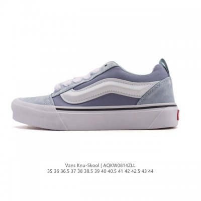 万斯 Vans Knu-Skool Vr3 Lx 面包鞋皮革拼接鞋面。坎普尔 茱利安系列低帮复古硫化休闲运动板鞋“肥胖版大Logo”要说整个 年最为热门的鞋型之