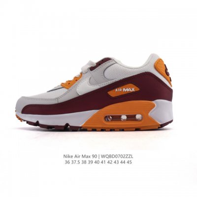 Nike耐克运动鞋 Air Max 90 健身运动跑鞋休闲鞋 复古风十足！Air Max 90 作为 Nike 旗下最经典的鞋型之一，凭借着百搭的造型，获得众多