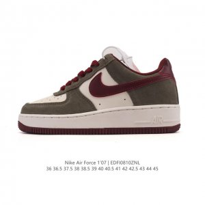 公司级 新款 Af1耐克 Nike Air Force 1 ‘07 Low 空军一号 气垫厚底增高百搭运动板鞋 原楦头原纸板 小白鞋 打造纯正空军版型，专注外贸