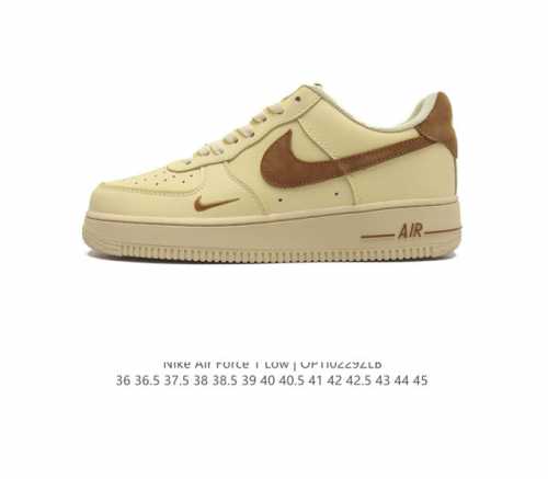 真二层皮 耐克nike Air Force 1 Low 空军一号 Af1 低帮百搭休闲运动板鞋 柔软 弹性十足的缓震性能和出色的中底设计 横跨复古与现代的外型结