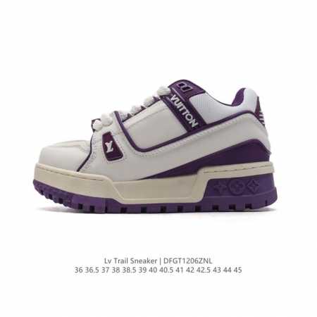 公司级 路易威登 Louis Vuitton Lv路易威登板鞋 时尚运动鞋 潮厚底增高鞋 。舒适防滑底和百搭性霸屏整个时尚娱乐圈，细节调整完美主义！采用柔软皮革 - 点击图像关闭