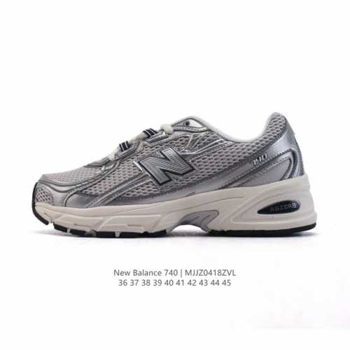 公司级 New Balance Mr740 Nb新百伦系列复古老爹风休闲运动慢跑鞋。采用轻质牛剖革拼接透气网眼衬垫织物鞋面材质 T-Beam大底提供足步弓支撑