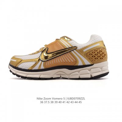 Nike 耐克夏季 Zoom Vomero 5 运动鞋休闲训练跑步鞋。Nike Zoom Vomero 5 男女子运动鞋妥帖包覆足部，提供透气支撑效果。耐穿材料