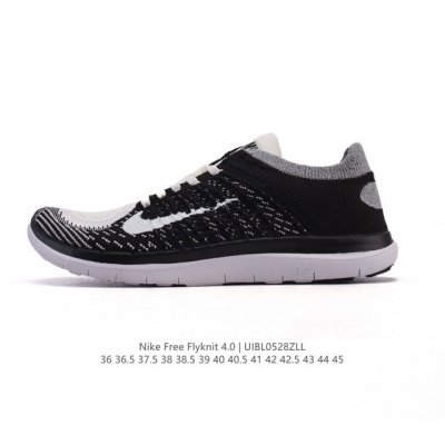 耐克Nike Free Flyknit 赤足4.0 轻跑鞋运动鞋 缓震性能胜过 3.0 轻薄特性胜过 5.0 Nike Free 4.0 Flyknit 男女子