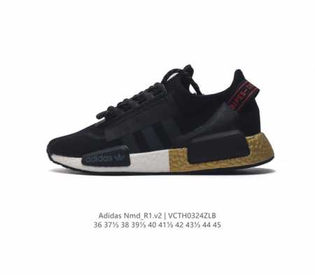 阿迪达斯adidasnmd_R1V2 二代3M反光弹力针织面 缓震男女士时尚舒适缓震运动鞋跑步鞋 采用时髦廓形 以抢眼外形诠释经典细节 为鞋款注入活力搭配 Bo - 点击图像关闭