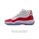 耐克乔丹11代 Nike Air Jordan 11 Retro 中帮复刻男女士运动鞋 Aj11代经典设计，深受球员与球迷喜爱。Jordan 乔丹 采用漆皮牛培