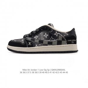 公司级 耐克 Nike Air Jordan 1 Low Og Sp Military Blue Aj1乔1倒勾 2025年新款 低帮篮球鞋 Aj1 乔丹1代