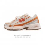 New Balance Mr740 Nb新百伦系列复古老爹风休闲运动慢跑鞋。采用轻质牛剖革拼接透气网眼衬垫织物鞋面材质 T-Beam大底提供足步弓支撑 保持步态