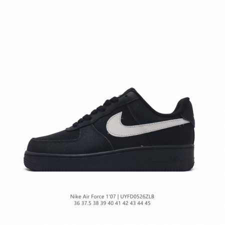 耐克 Nike Air Force 1 '07 Low 空军一号含气垫 低帮百搭厚底增高休闲运动板鞋。柔软、弹性十足的缓震性能和出色的中底设计，横跨复古与现代的 - 点击图像关闭