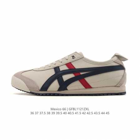 鬼冢虎Onitsuka Tiger Mexico 66 一脚蹬男女同款皮革鞋面休闲板鞋 1183A360鬼冢虎Onitsuka Tiger的Mexico 66系 - 点击图像关闭