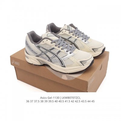 Asics 亚瑟士 新款情侣健步减震复古鞋Gel-1 男女时尚透气运动潮流耐磨休闲鞋 。选用网眼与皮革相接，复古而富有层次感。网布搭配银色金属感线条，虎爪 Lo