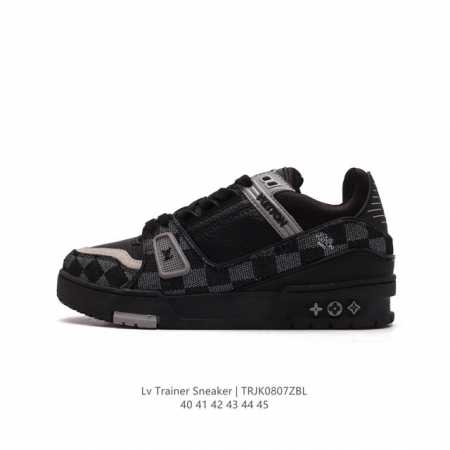 louis Vuitton 路易威登 原装进口皮革鞋面材质，原装一致tpr光泽组合鞋底，耐弯折滴塑支持片，鞋垫嵌入超软脚感乳胶材质驴的篮球鞋,Virgil Ab - 点击图像关闭