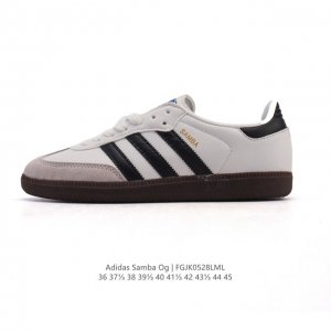 阿迪达斯 德训鞋 Adidas Originals Samba Og Shoes 经典运动鞋小白鞋 T头鞋 男女鞋 彰显休闲摩登风情的时尚经典鞋 它诞生于50年