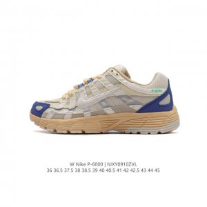 二层皮 耐克 Nike 男女子休闲运动鞋p-6000Premium 轻便舒适透气防滑缓震耐磨跑步鞋。P-6000 是一款植根于 2000 年代风格的混合款式，让