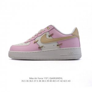 180 耐克 Nike Air Force 1 '07 Low 2025新年新款 空军一号含气垫 小白鞋 低帮百搭厚底增高休闲运动板鞋。柔软、弹性十足的缓震性能
