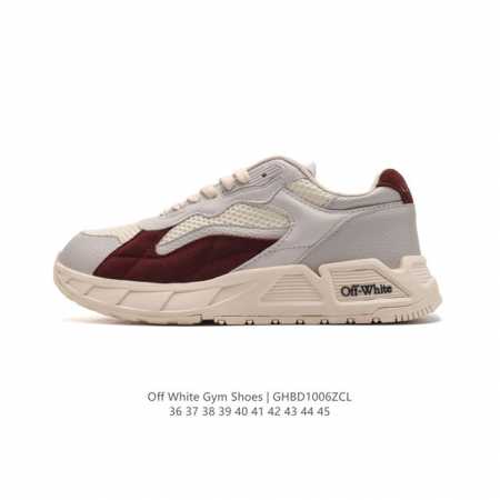 Off-White品牌运动板鞋 时尚小白鞋 厚底增高老爹慢跑鞋 近期流行的潮流穿搭球鞋，从virgil Abloh设计的标志到小白鞋成为热门单品，Ff-Whit - 点击图像关闭