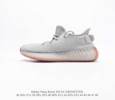【真爆】Adidas 阿迪达斯 Yeezy Boost 350 V2 椰子 休闲透气缓震舒适 百搭轻便中底慢跑鞋 椰子鞋经典运动鞋中性跑鞋 是Adidas Ye - 点击图像关闭